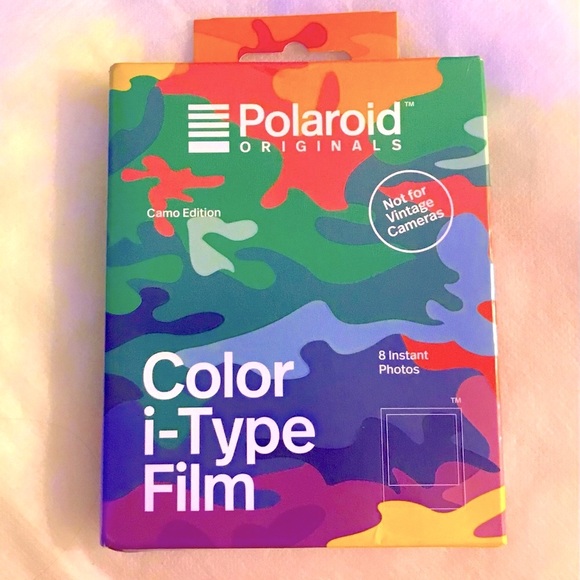 Polaroid Other - Rare Vintage Polaroid Film: Color i-Type Film- Camo Edition, Retro